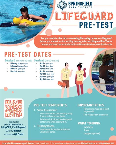 lifeguard pretest instructions